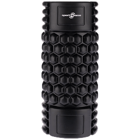 Rodillo Foam Roller de Espuma Grabado Profundo - Negro