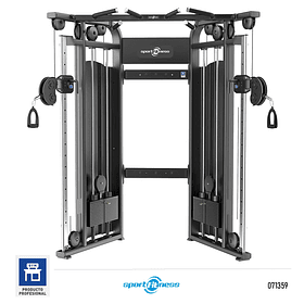 Multifuncional Polea Dual Rostock Sportfitness 150lb Gym Ejercicio - Fitshop