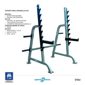 BARRA OLÍMPICA 2in. PROFESIONAL R1 (20KG – 220CM) SPORTFITNESS