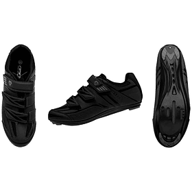 Zapatillas Ciclismo Ruta Peak GW - Negro-Mate