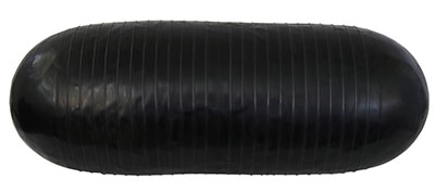 Rodillo Inflable negro 22x70 cm