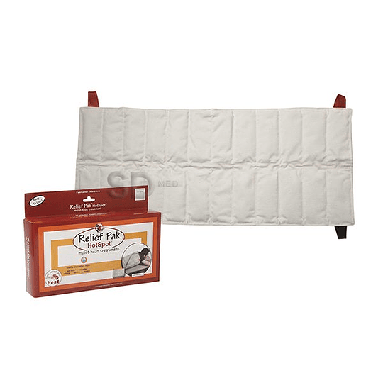 Compresa Húmedo caliente columna larga 25x60 cm