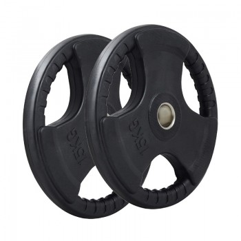 Par Disco Olímpico Engomado 15kg