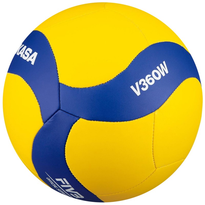 BALON DE VOLEIBOL MIKASA MODELO V360W N° 5 AMARILLO-AZUL