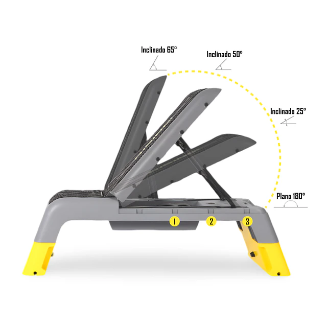 Banco Step Aeróbico Ajustable 3 en 1 | Rising