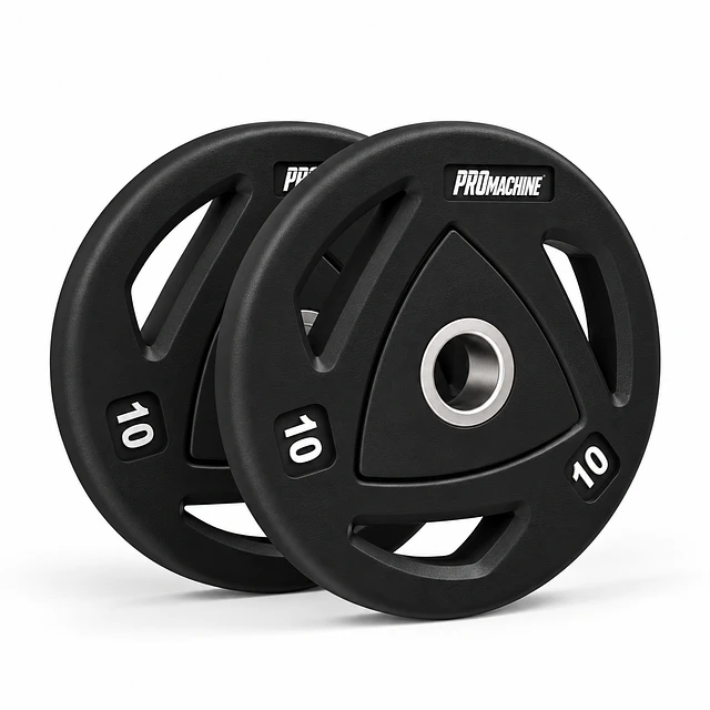 Par Disco Olímpico Engomado 10 kg