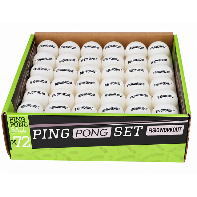 Set 72 Pelotas Ping Pong 40+