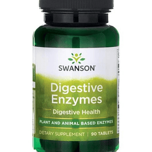 Swanson Enzimas Digestivas 90 Cap Refuerza La Salud Digestiv Sabor Sin Sabor