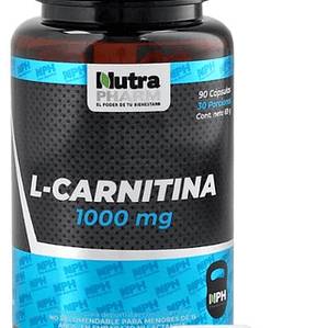 L-carnitina 1000 Nutrapharm Sabor Sin Sabor