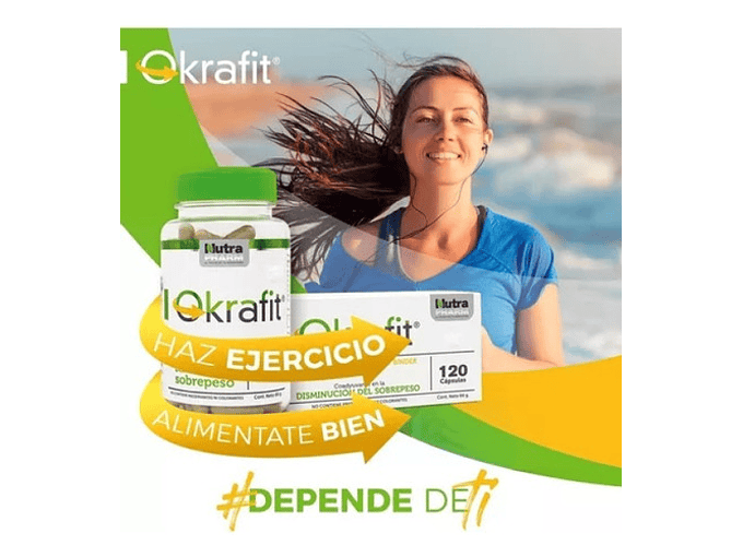 Quemador De Grasa Okrafit Microbiota Probiotix Atrapa Grasas Sabor 120 Cápsulas 5