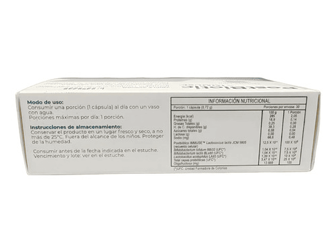 Nutrapharm Postbiotic Immuse Adulto 30 Caps Triple Acción 3