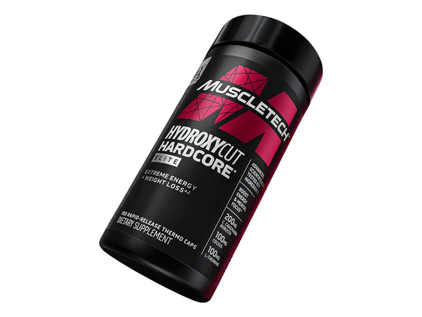 Muscletech Hydroxycut Hardcore Elite Muscletech Frasco 100 Caps 2