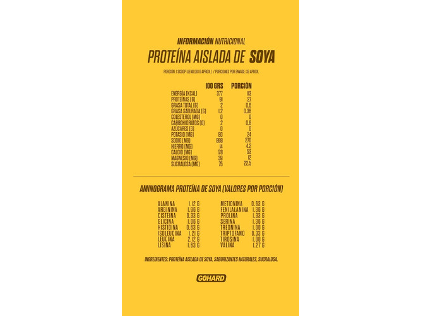 Proteína Vegetal Sabor Frutos Del Bosque Gohard Sabor Frutos Rojos 3