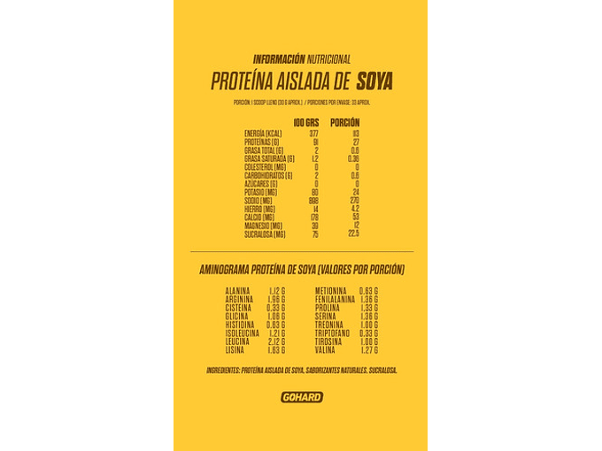 Proteína Vegetal Sabor Frutos Del Bosque Gohard Sabor Frutos Rojos 3