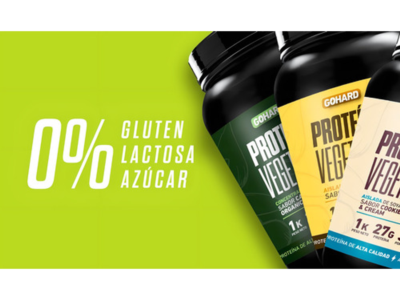 Proteína Vegetal Sabor Frutos Del Bosque Gohard Sabor Frutos Rojos 4