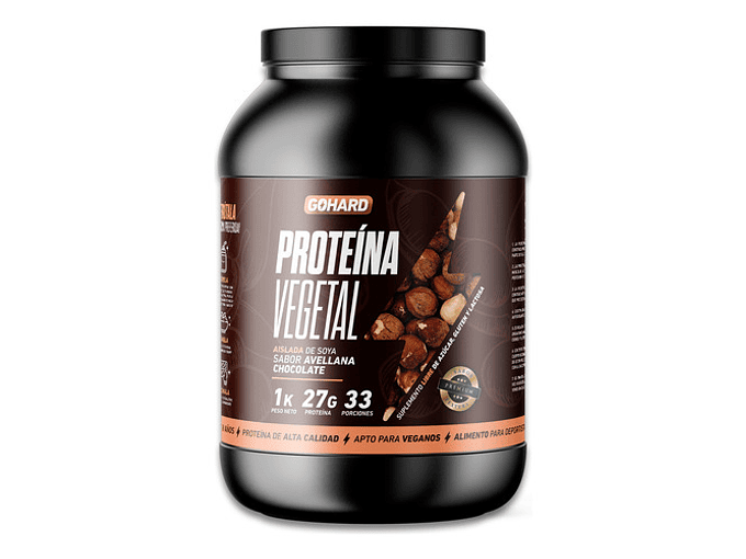 Suplemento Gohard Proteína Vegetal Sabor Avellana Chocolate Pote 1kg 1