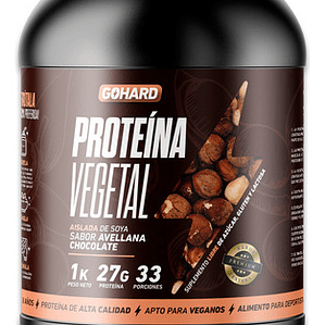 Suplemento Gohard Proteína Vegetal Sabor Avellana Chocolate Pote 1kg