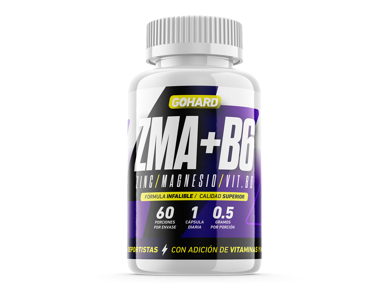 Zma + B6 60 Capsulas - Gohard Sabor Sin Sabor 1