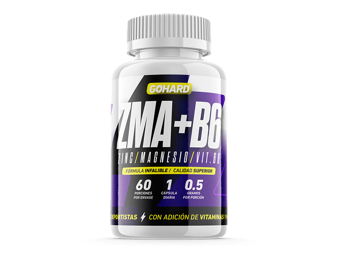 Zma + B6 60 Capsulas - Gohard Sabor Sin Sabor 1