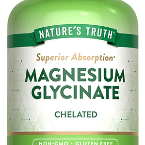 Magnesio Glicinato 200 Mg - 120 Caps Sabor Sin Sabor