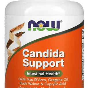 Now Foods Apoyo Para La Cándida 90 Vegcaps Sabor Sin Sabor