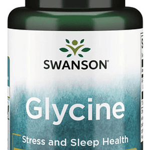 Glicina Glycine Swanson 500mg 60cap Veg Sabor