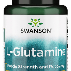 L-glutamine 500mg - 60 Veggie Capsules - Swanson Sabor Sin Sabor
