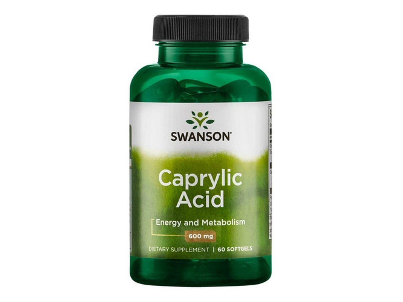 Acido Caprilico Swanson 600mg Candida Albicans 1
