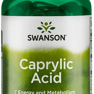Acido Caprilico Swanson 600mg Candida Albicans