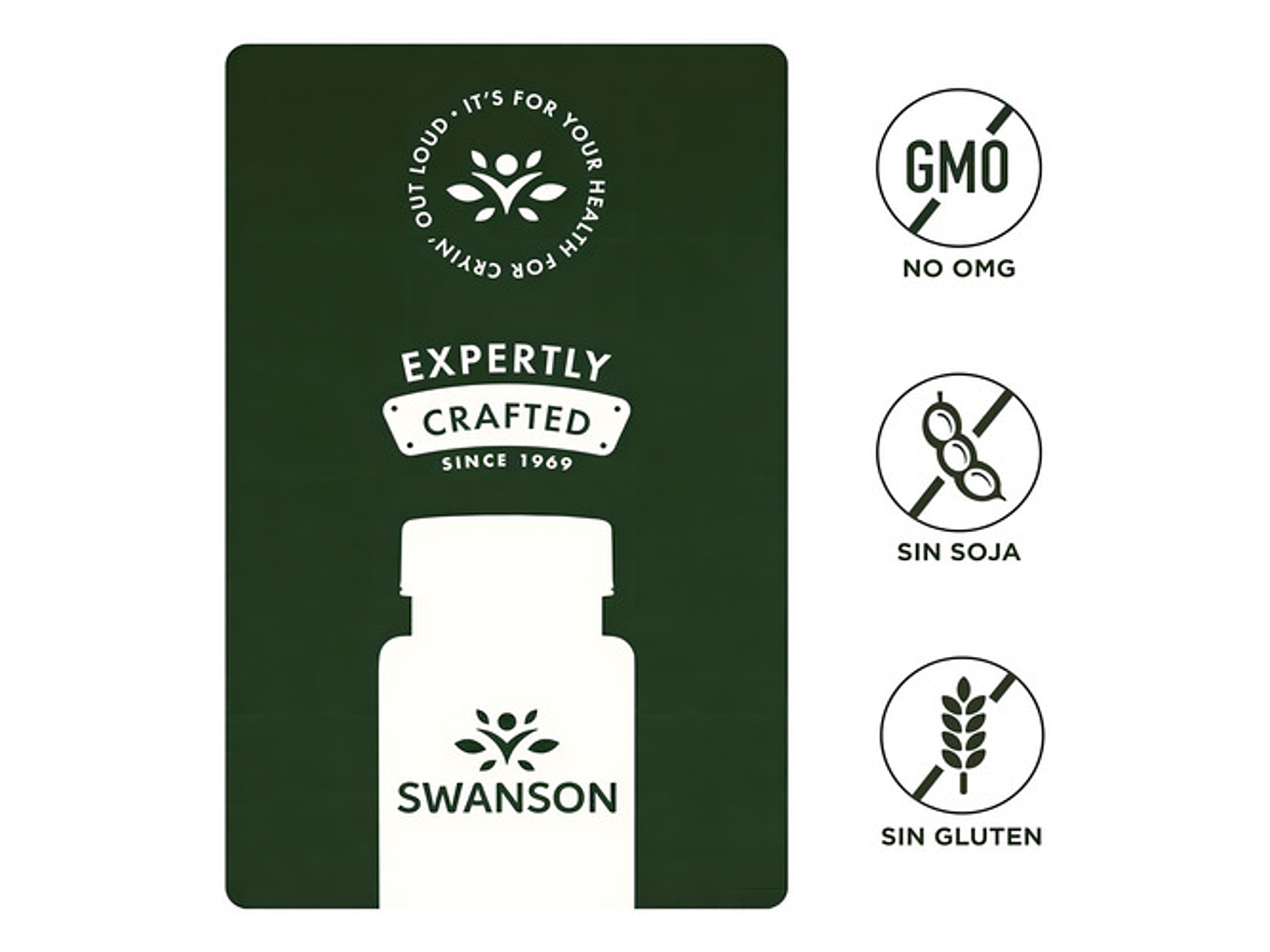 Acido Caprilico Swanson 600mg Candida Albicans 2