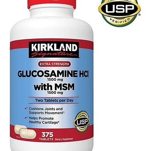 Glucosamina Hci 1500 Mg Msm 1500 Mg -375 Tabletas Importadas De Ee. Uu.