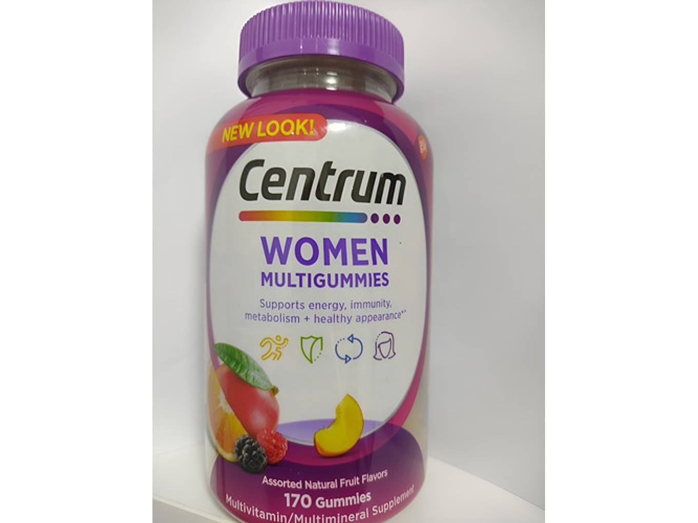 Multivitaminico Centrum Para Mujer Sabor Frutas 170 Gomitas 6