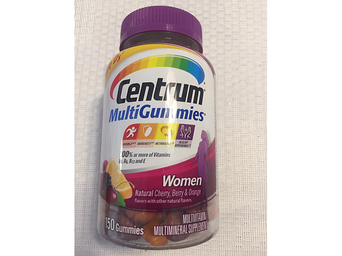 Multivitaminico Centrum Para Mujer Sabor Frutas 170 Gomitas 8