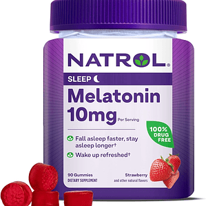 NATROL GOMITAS MELATONINA 10 MG PARA INSOMNIO 90U