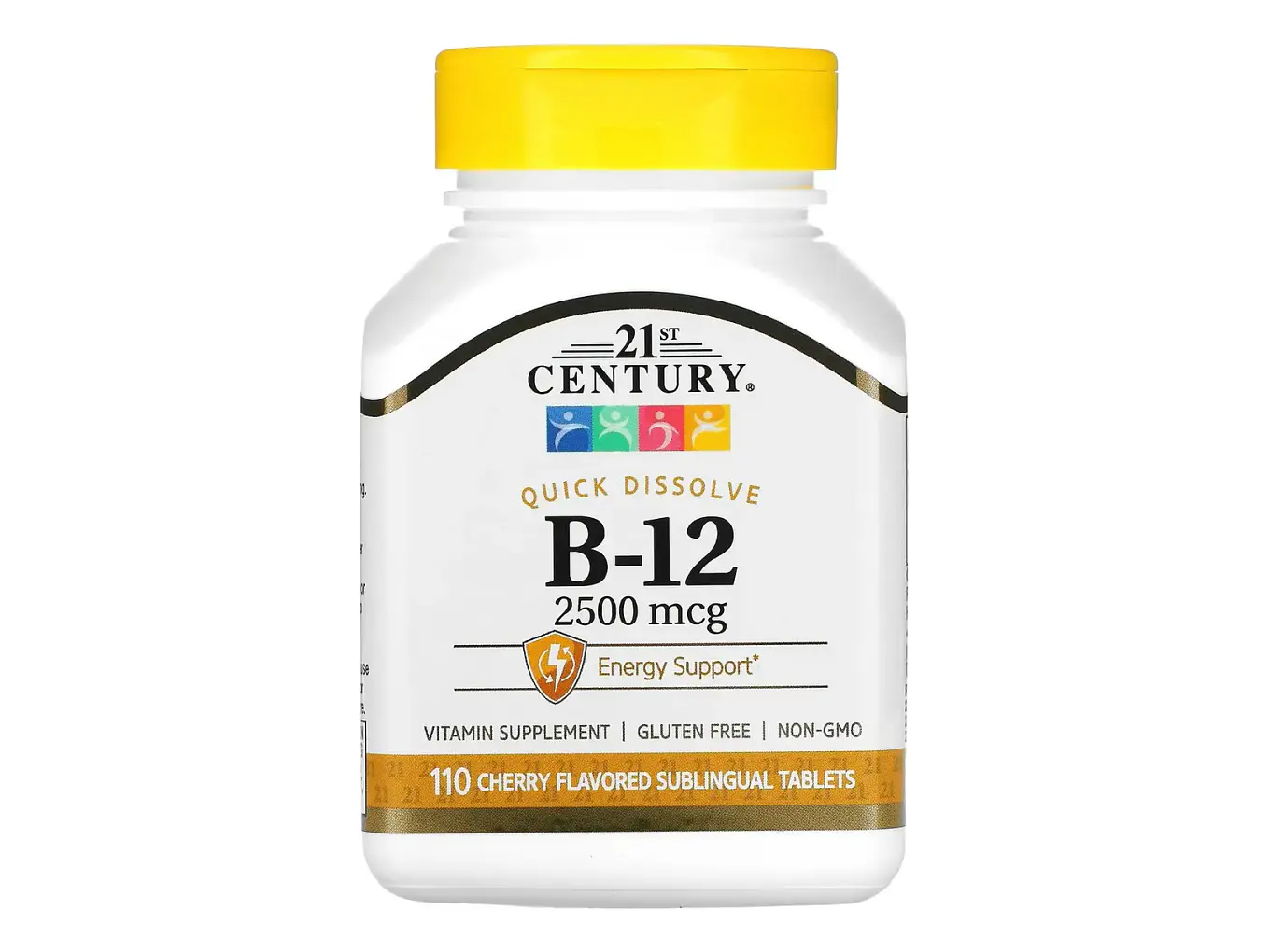 21st Century Vitamina B12 2500 mcg – 110 Tabletas Sublinguales de Disolución Rápida 1