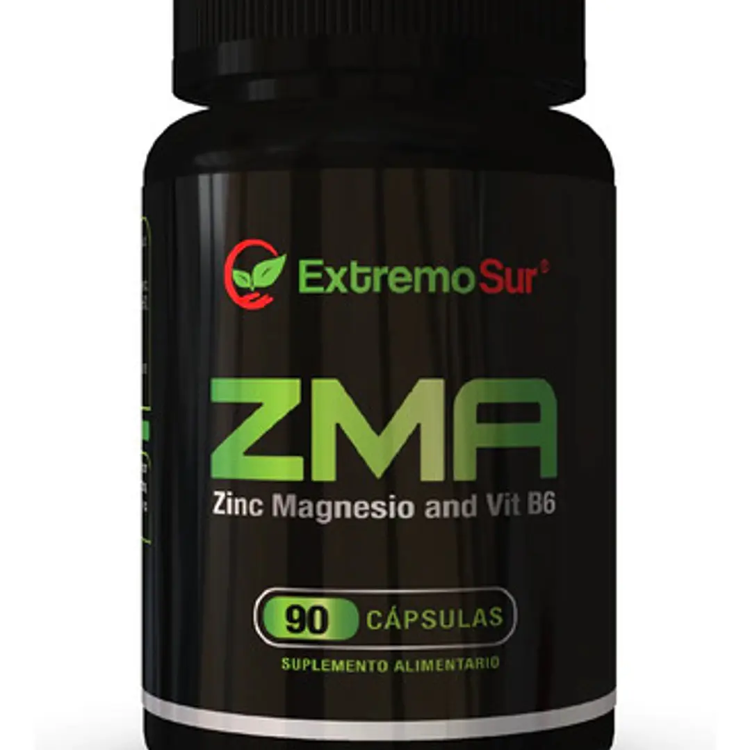 Zma Zinc + Magnesio + Vit B6 90 Capsulas 500mg Sabor Sin Sabor 1