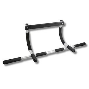 Barra De Ejercicios Flexiones Dominadas Multifuncional 80kg Plateado