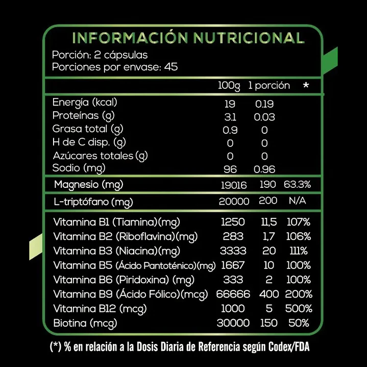 Extremo Sur Magnebrain Cápsulas 90 Unidades Sin Sabor Vegano 2