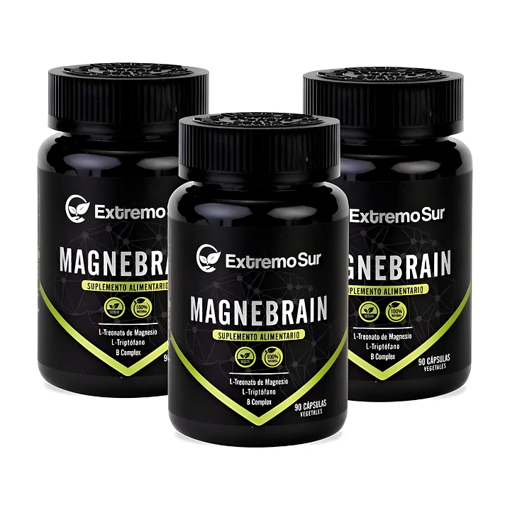 Magnebrain, Pack 3 Frascos, 270 Cápsulas 1