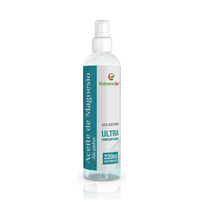 Aceite De Magnesio + Alcanfor Ultra Concentrado 220cc 1