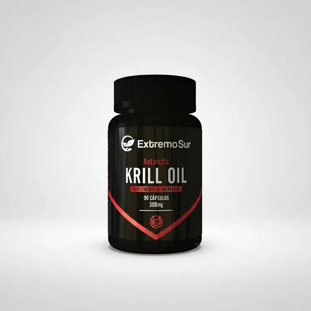 Aceite de Krill Omega-3 Extremo Sur 90 Cápsulas 500mg EPA DHA 3