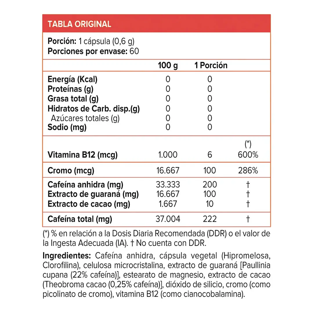 Lipo6 Black Ultra Concentrate Cafeína 60 Caps Nutrex Pote Sin Sabor 2