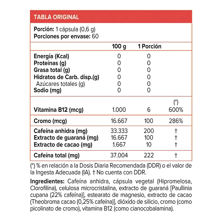 Lipo6 Black Ultra Concentrate Cafeína 60 Caps Nutrex Pote Sin Sabor 2