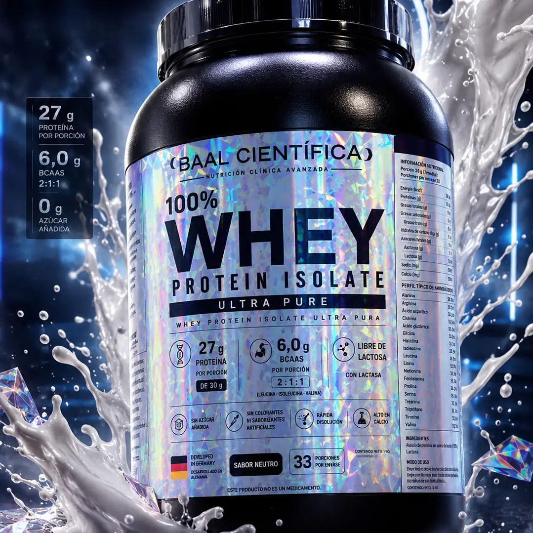 Proteína Whey Protein Premium 2.2lbs Sin Sabor 3