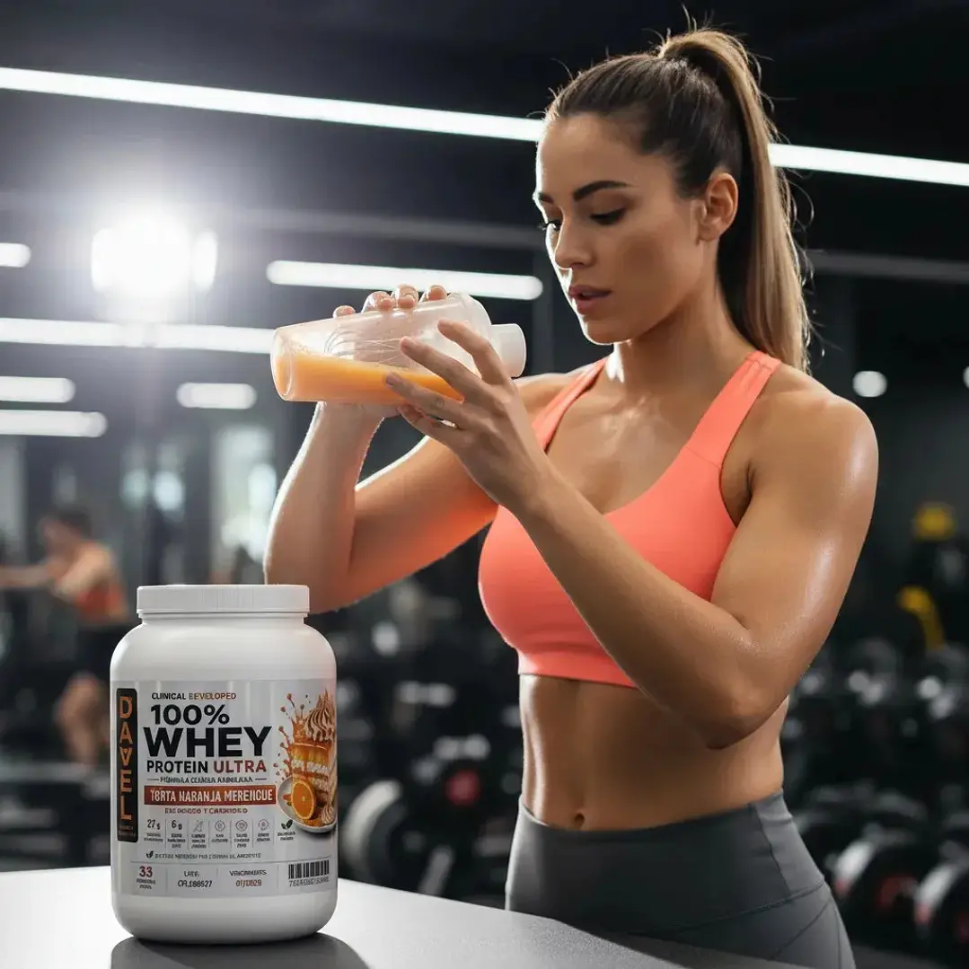 Proteína Whey Davel Torta Naranja 1kg Torta Naranja Merengue 4