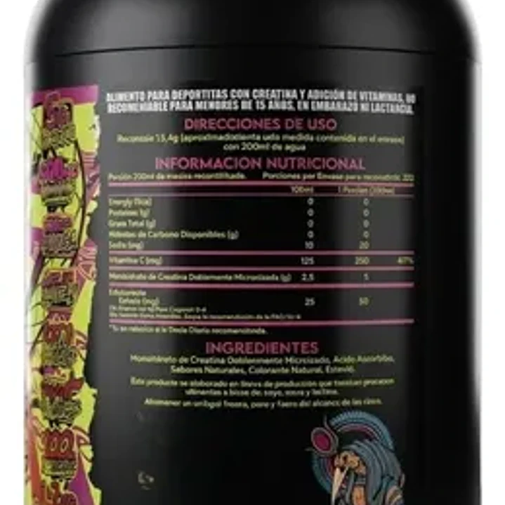Creatina Monohidrato - 1.08kg - 200 Sv - Sandia 2