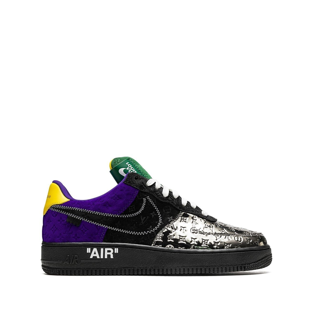 Virgil Abloh x Louis Vuitton Air Force 1 Low "Purple Dusk/Metallic Silver" sneakers