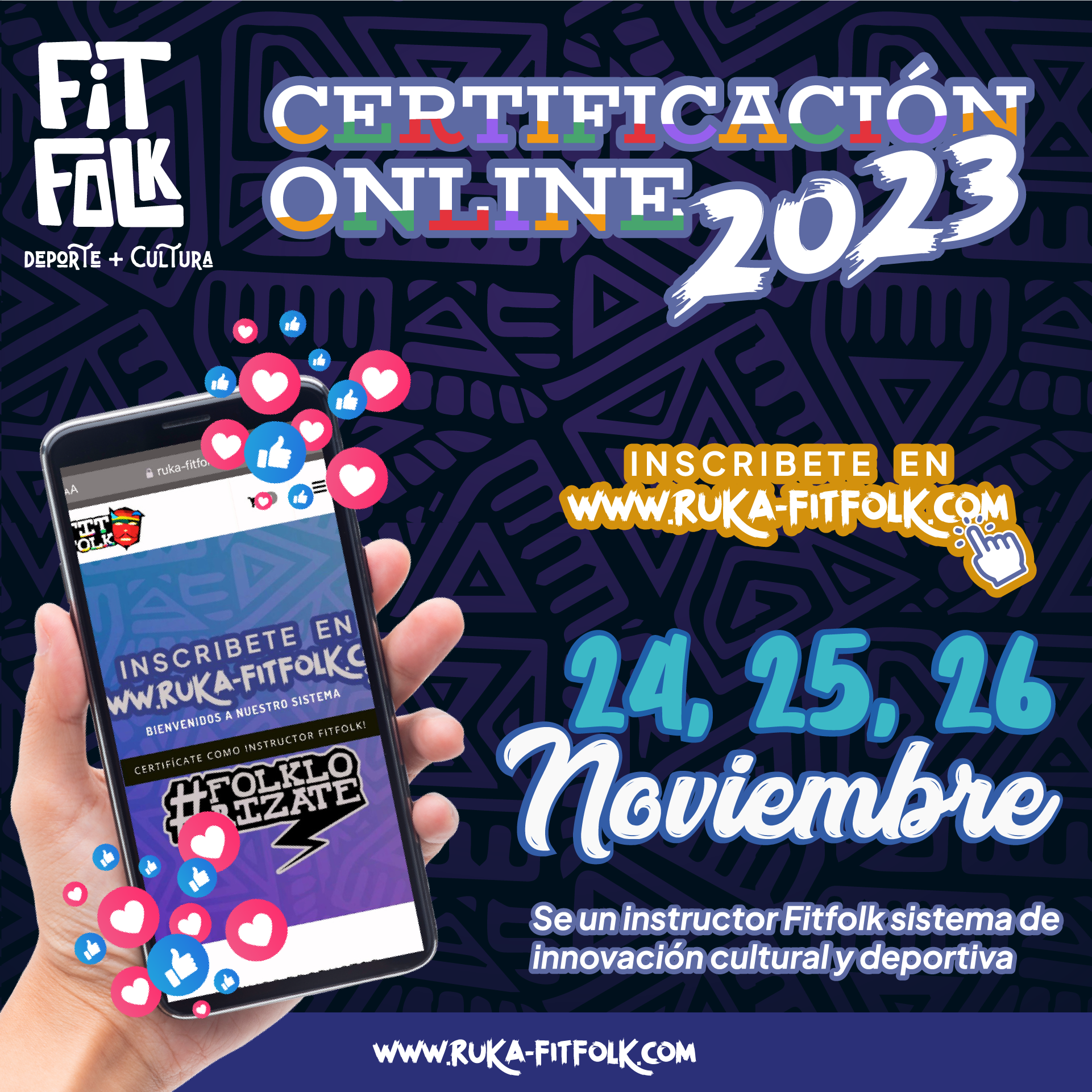 Certificación FitFolk Generación DIECIOCHO!!! (ONLINE) - Noviembre 2023