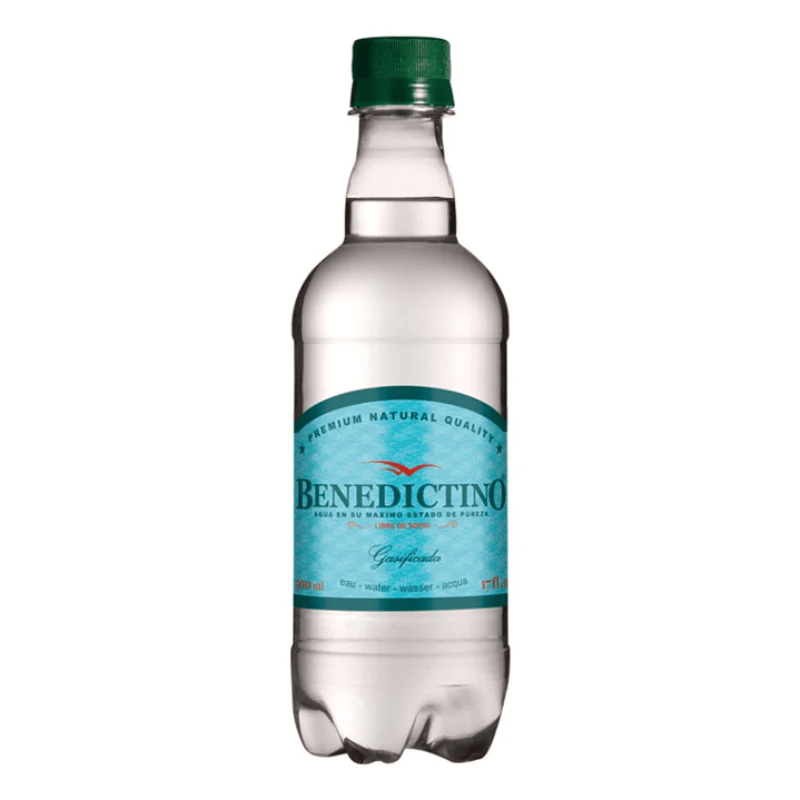Agua con Gas - Benedictino 500ml 1