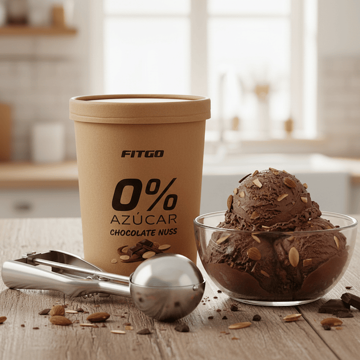 Helado 0 % Azúcar - chocolate nuss 1